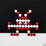 FUN POP INVASOR rayé rouge 2018 Malvina Sauvage - FUN POP INVASOR rayé rouge