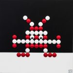 FUN POP INVASOR rayé rouge 2018 Malvina Sauvage - FUN POP INVASOR rayé rouge